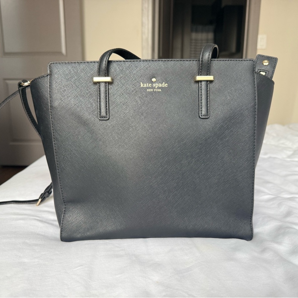 Kate Spade Charcoal Tote Bag